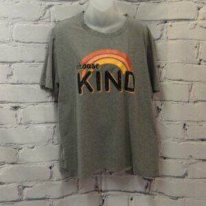 She Show Graphic Gray "Choose Kind" Tee-Shirt, Unisex